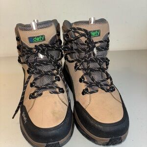 Defy Tan and Black Hiking Boots